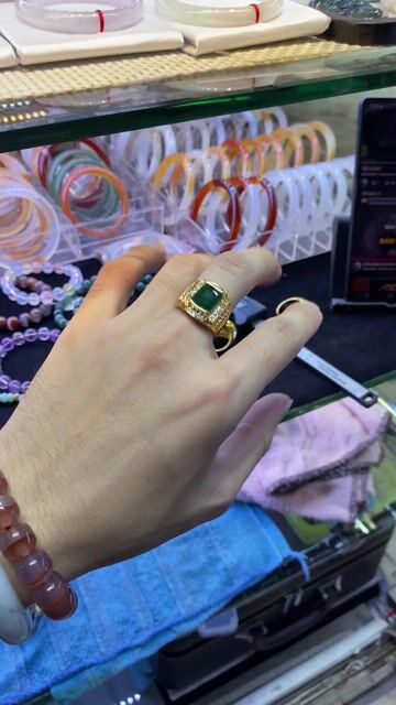 Nhẫn Nam mạ vàng. Mua bán Phụ kiện thời trang khác tại Quận 5 Tp Hồ Chí Minh được đăng bởi Đá Phong Thuỷ Quận 5 hình 1