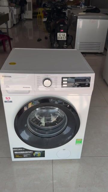 Máy giặt Toshiba 9.5kg cửa trước. Mua bán Máy giặt tại Quận Cẩm Lệ Đà Nẵng được đăng bởi Mỹ hình 1