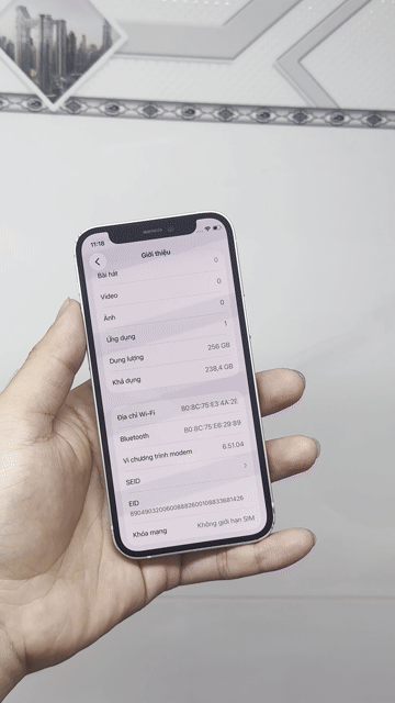 iPhone 12 mini 256GB Trắng. Mua bán Điện thoại tại Quận Tân Phú Tp Hồ Chí Minh được đăng bởi  Thế Hiển hình 1