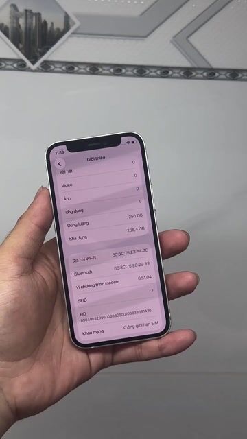 iPhone 12 mini 256GB Trắng. Mua bán Điện thoại tại Quận Tân Phú Tp Hồ Chí Minh được đăng bởi  Thế Hiển hình 1