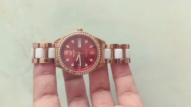 Đồng hồ OLEVS Automatic | Nữ màu đỏ. Mua bán Đồng hồ tại Huyện Giồng Trôm Bến Tre được đăng bởi Phan Hoàng Phúc hình 1