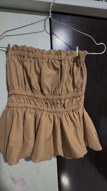 Áo ống bí màu be. Mua bán Quần áo tại Huyện Bàu Bàng Bình Dương được đăng bởi Mèo nè  hình 1