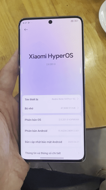 Xiaomi Redmi Note 14 Pro+ 5G Xanh 12GB/512GB. Mua bán Điện thoại tại Quận Tân Bình Tp Hồ Chí Minh được đăng bởi Quang Minh hình 1