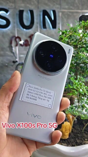 Vivo X100s Pro 5G R12+256 Dimen9300Plus Pin72%. Mua bán Điện thoại tại Huyện Trảng Bàng Tây Ninh được đăng bởi Sun Mobile Shop Điện Thoại Trảng Bàng Tây Ninh 01 hình 1