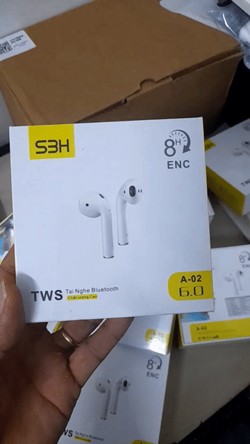 Tai nghe Bluetooth A-02 Trắng Mới nguyên seal. Mua bán Tivi, Âm thanh tại Huyện Xuyên Mộc Bà Rịa - Vũng Tàu được đăng bởi Thanh Tân hình 1