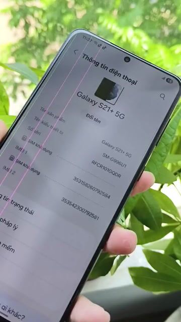 Samsung S21+ 5G 2 sim 8/256GB Snap888 , Đẹp 99%.... Mua bán Điện thoại tại Quận Thanh Xuân Hà Nội được đăng bởi Em Vũ PlayMobile hình 1
