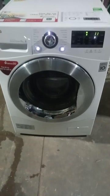 Máy giặt LG 8kg Inverter Trắng bo zinn . Mua bán Máy giặt tại Quận Tân Phú Tp Hồ Chí Minh được đăng bởi Điện Tử Quách Điêu hình 1