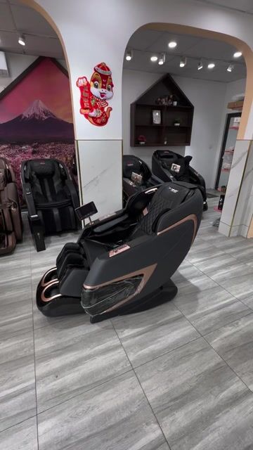 Ghế massage Kangwon M-15 Da microfiber Đen - xám. Mua bán Bàn ghế tại Quận Hai Bà Trưng Hà Nội được đăng bởi Vương Quốc Việt hình 1