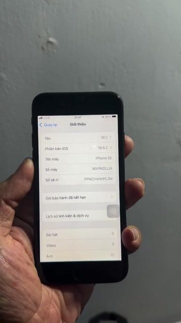 Apple iPhone SE 2020 64GB Đen. Mua bán Điện thoại tại Huyện Xuyên Mộc Bà Rịa - Vũng Tàu được đăng bởi Minh Khoa hình 1