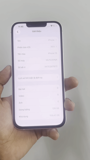 Apple iPhone 13 128GB Trắng Mất Face ID. Mua bán Điện thoại tại Quận Ninh Kiều Cần Thơ được đăng bởi Tí Táo Dạo hình 1