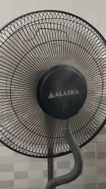 Quạt phun sương Alaska Đỏ. Mua bán Quạt tại Quận 7 Tp Hồ Chí Minh được đăng bởi Thanh Hai hình 1