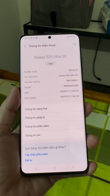 Samsung Galaxy S20 Ultra 5G 128GB Đen zin. Mua bán Điện thoại tại Quận Long Biên Hà Nội được đăng bởi ĐIỆN THOẠI AK TẬN TÂM TRÁCH NHIỆM hình 1