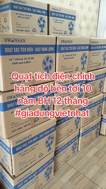 Quạt tích điện Swonsan. Mua bán Quạt tại Quận Dương Kinh Hải Phòng được đăng bởi Gia dung Viêt Nhật HP hình 1