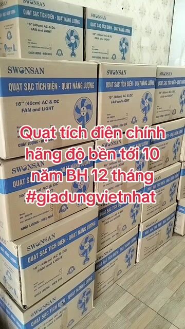 Quạt tích điện Swonsan. Mua bán Quạt tại Quận Dương Kinh Hải Phòng được đăng bởi Gia dung Viêt Nhật HP hình 1