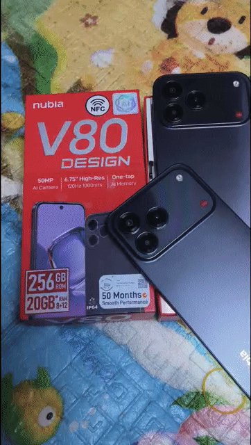 Nubia V80 Design 256GB Đen Android 16. Mua bán Điện thoại tại Quận 1 Tp Hồ Chí Minh được đăng bởi trùm giá rẻ hình 1