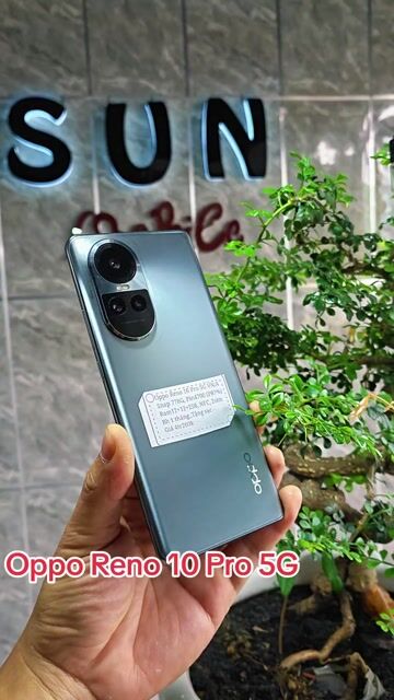 Oppo Reno 10 Pro 5G R12+256 Snap778G P4700 nFC . Mua bán Điện thoại tại Huyện Trảng Bàng Tây Ninh được đăng bởi Sun Mobile Shop Điện Thoại Trảng Bàng Tây Ninh 01 hình 1
