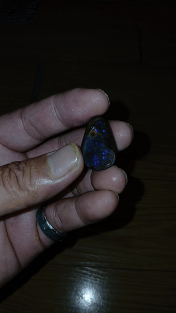Mặt dây chuyền Opal Úc Đen xanh dương. Mua bán Phụ kiện thời trang khác tại Quận Bình Tân Tp Hồ Chí Minh được đăng bởi huynhduythe hình 1