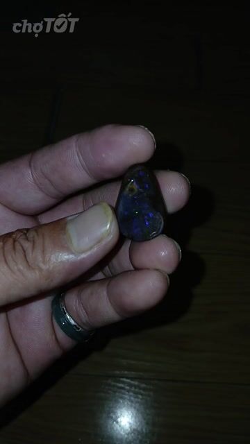 Mặt dây chuyền Opal Úc Đen xanh dương. Mua bán Phụ kiện thời trang khác tại Quận Bình Tân Tp Hồ Chí Minh được đăng bởi huynhduythe hình 1