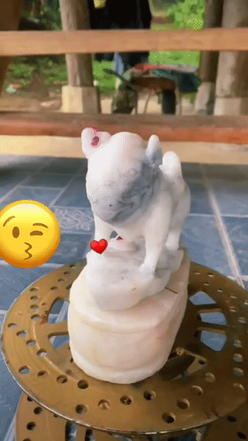Tượng phong thủy Lợn rừng Đá tự nhiên. Mua bán Đồ sưu tầm, đồ cổ tại Quận Lê Chân Hải Phòng được đăng bởi Nguyễn Hiếu hình 1