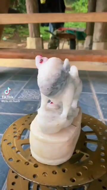 Tượng phong thủy Lợn rừng Đá tự nhiên. Mua bán Đồ sưu tầm, đồ cổ tại Quận Lê Chân Hải Phòng được đăng bởi Nguyễn Hiếu hình 1