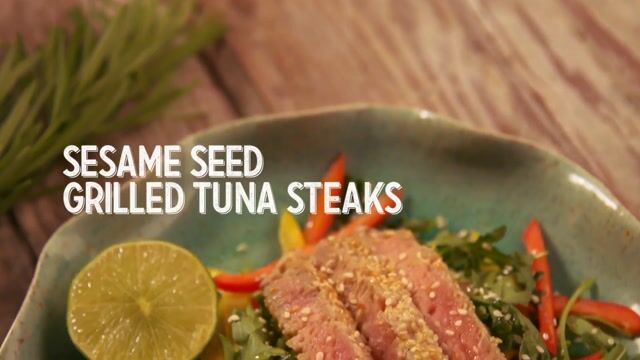 Sesame Seed Grilled Tuna Steaks thumbnail