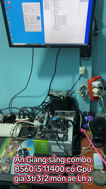 An Giang sẳng Combo B560 11400 ko f có gpu 3tr3. Mua bán Linh kiện (RAM, Card...) tại Huyện Chợ Mới An Giang được đăng bởi Vi Tính Phát Tài hình 1