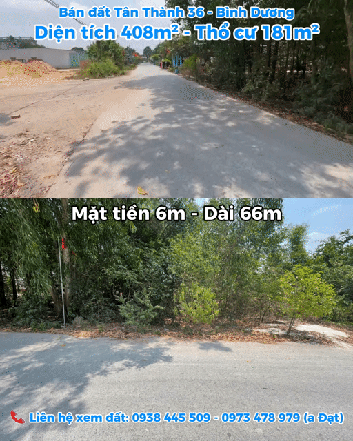 Mua bán Đất Huyện Bắc Tân Uyên Bình Dương diện tích 408 m² giá 3,665 tỷ