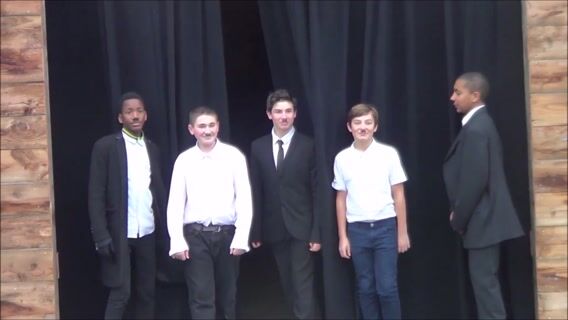 Les Little Chaplin acteurs de l'Hyppogriffe