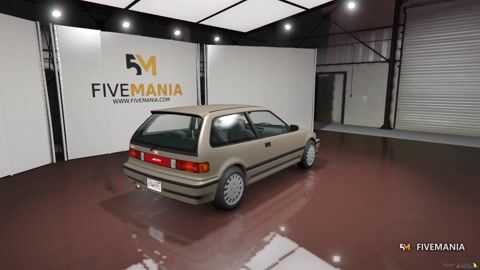 FIVEM Honda Civic EF Hatchback | Lore Friendly Classic Compact Car | Interior & Exterior | Add-On | Optimized | Fivem Ready | High Quality, video preview