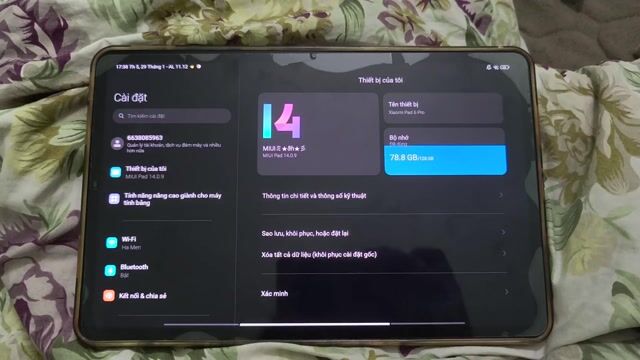 Xiaomi Mi Pad 6 Pro 8GB/128GB Xám. Mua bán Máy tính bảng tại Huyện Sóc Sơn Hà Nội được đăng bởi Duy Hiếu hình 1