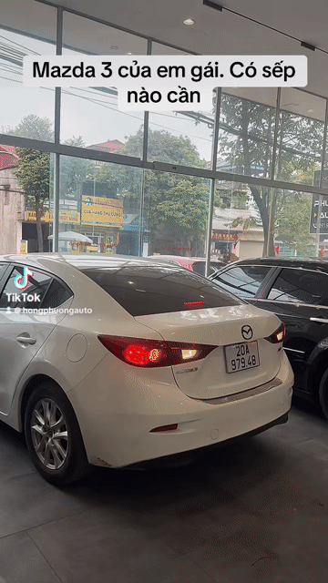 Mazda 3 màu Trắng. Mua bán Ô tô tại Thành phố Thái Nguyên Thái Nguyên được đăng bởi Hồng Phương Auto  Auto 597 hình 1