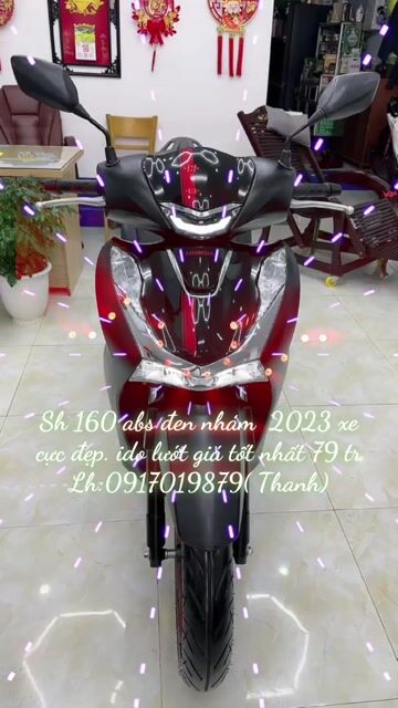 🌈SHOP Mới về SH 160 ABS đen Nhám Cực đẹp. Mua bán Xe máy tại Thành phố Vũng Tàu Bà Rịa - Vũng Tàu được đăng bởi XE MÁY BẢO THANH  TPVŨNG TÀU hình 1