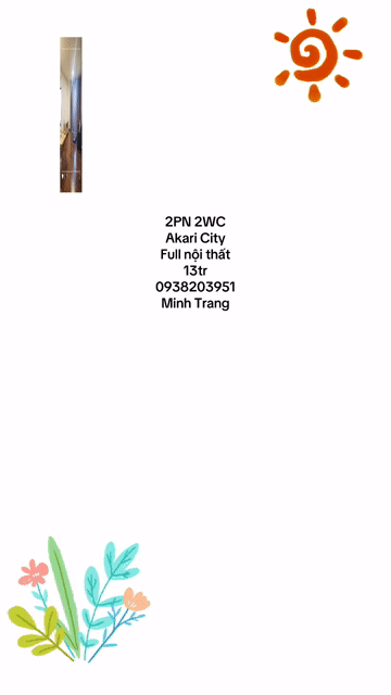 Cho thuê Căn hộ Chung cư Akari City Quận Bình Tân Tp Hồ Chí Minh diện tích 80 m² giá 13 triệu/tháng