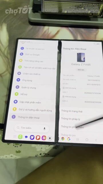 Samsung Galaxy Z Fold6 Xanh Hư hỏng. Mua bán Điện thoại tại Huyện Gò Dầu Tây Ninh được đăng bởi ho hình 1