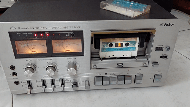 Đầu cassette Victor KD-95SA Bạc. Mua bán Tivi, Âm thanh tại Huyện Bình Chánh Tp Hồ Chí Minh được đăng bởi Le va loa amply bãi hình 1