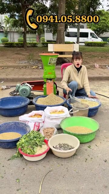 Máy ép cám viên S200 4 Lô bản cải tiến. Mua bán Đồ chuyên dụng, Giống nuôi trồng tại Thị xã Sơn Tây Hà Nội được đăng bởi Hằng Bình Quân  hình 1