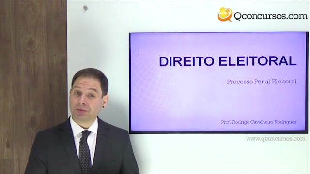 Processo Penal Eleitoral.