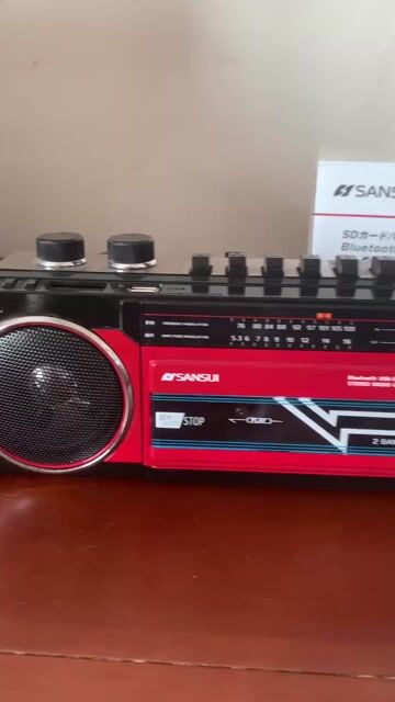 Đài Cassette Bluetooth SANSUI SCR-B2 nội địa nhật. Mua bán Tivi, Âm thanh tại Huyện Kim Sơn Ninh Bình được đăng bởi HUYTHAO hình 1