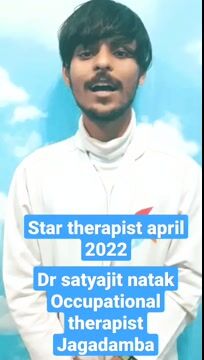 Dr.Satyajit Nayak Star Therapist Award for April 2022 Narrated in English