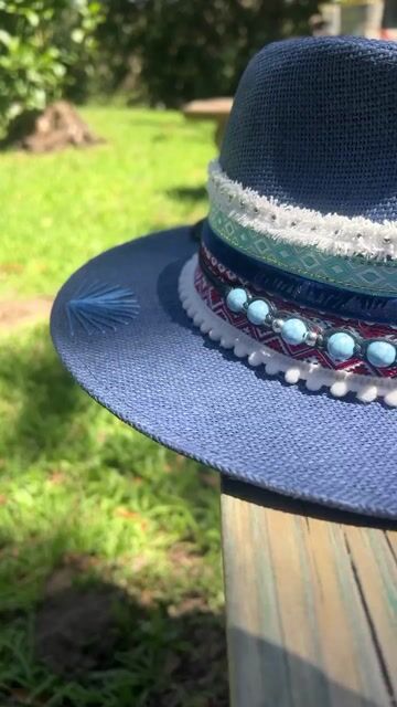 Sapphire Summer Panama Hat