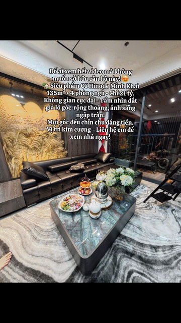 Mua bán Căn hộ Chung cư Minh Khai City Plaza (Hinode City) Quận Hai Bà Trưng Hà Nội diện tích 135 m² giá 21 tỷ