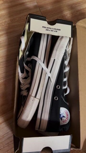 Giày thể thao Converse All Star Đen. Mua bán Giày dép tại Quận 8 Tp Hồ Chí Minh được đăng bởi Trần Ngọc Thúy Anh hình 1