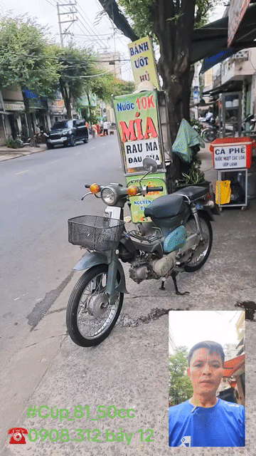 Honda Cub Xanh Cổ điển. Mua bán Xe máy tại Quận 11 Tp Hồ Chí Minh được đăng bởi CỬA HÀNG XE MÁY LONG HỔ hình 1