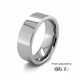 7mm Comfort Fit Tungsten Carbide Wedding Band Ring 360 video