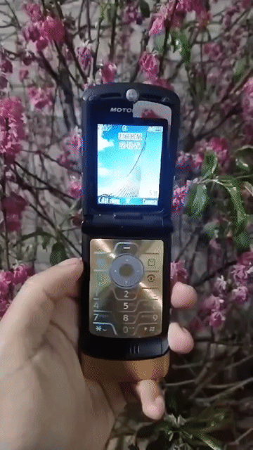 Motorola V3 Vàng Đã qua sử dụng. Mua bán Điện thoại tại Thành phố Long Xuyên An Giang được đăng bởi Mỹ Thới hình 1