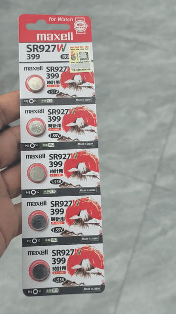Pin đồng hồ Pro, Pin dung lượng cao xài 3==>5 năm.. Mua bán Phụ kiện thời trang khác tại Thành phố Huế Thừa Thiên Huế được đăng bởi Shop LucyHoang hình 1
