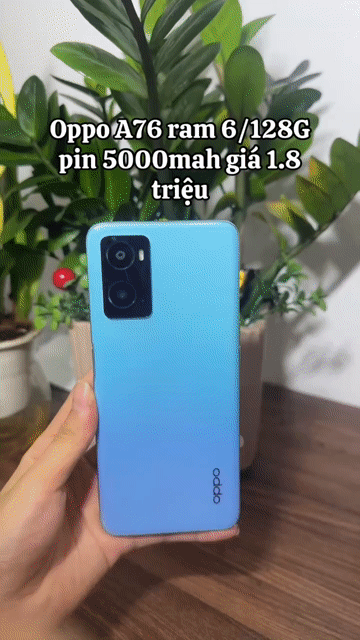 Oppo A76 128GB Xanh . Mua bán Điện thoại tại Quận Hà Đông Hà Nội được đăng bởi Điện Thoại Cũ  hình 1