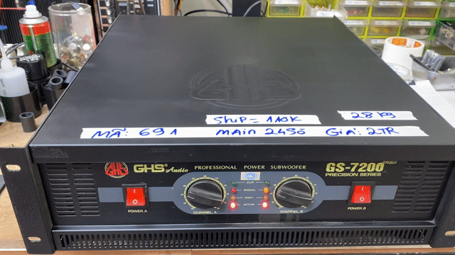 Cục đẩy công suất GHS Audio GS-7200 24so lớn. Mua bán Tivi, Âm thanh tại Huyện Châu Thành Bến Tre được đăng bởi MỘNG AUDIO Bến Tre hình 1
