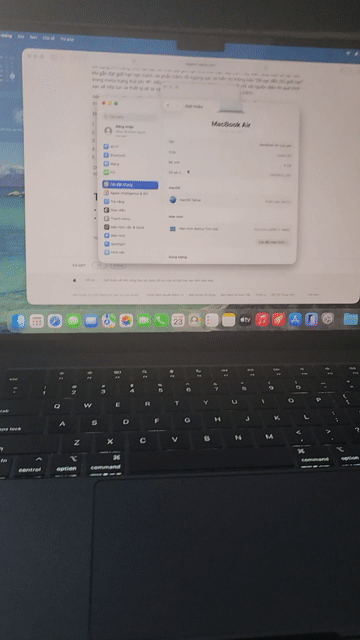 Apple Macbook Air M3 8GB/512GB Xám 99% full box. Mua bán Laptop tại Thành phố Thủ Đức Tp Hồ Chí Minh được đăng bởi Gió Chém hình 1