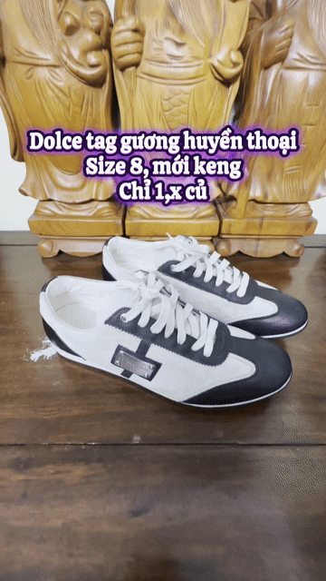 Giày sneaker Dolce & Gabbana Da bê size 8. Mua bán Giày dép tại Quận Hai Bà Trưng Hà Nội được đăng bởi Nguyễn Thanh Tuấn hình 1